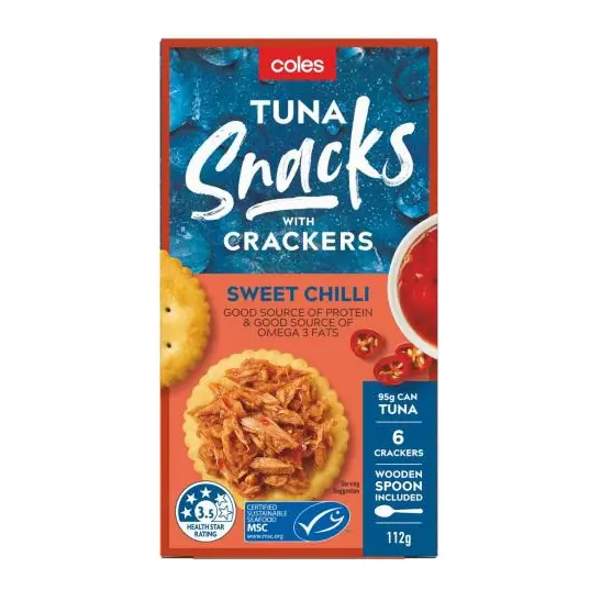 Tuna Snacks With Crackers Sweet Chilli