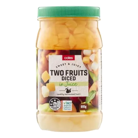 Two Fruits In Pear Fruit Juice