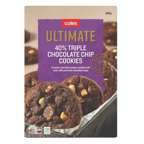 Ultimate 40% Triple Chocolate Chip Cookie