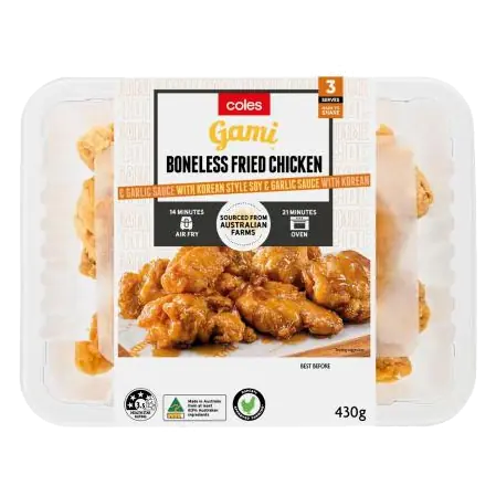 X Gami Fried Chicken With Korean Soy Garlic Sauce