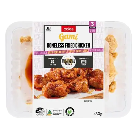 X Gami Fried Chicken With Korean Sweet Chilli Sauce