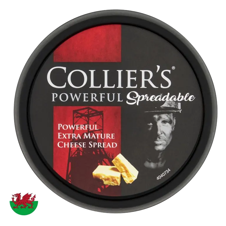 Powerful Extra Mature Welsh Spreadable Cheese 125g