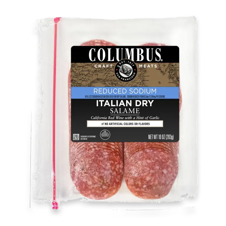 Reduced Sodium Italian Dry Sliced Salame