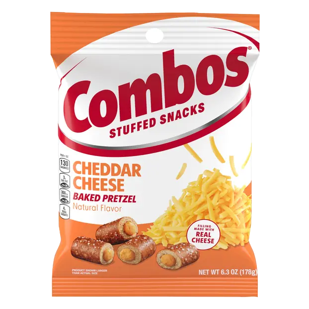 Stuffed Snacks Cheddar Cheese Baked Pretzel