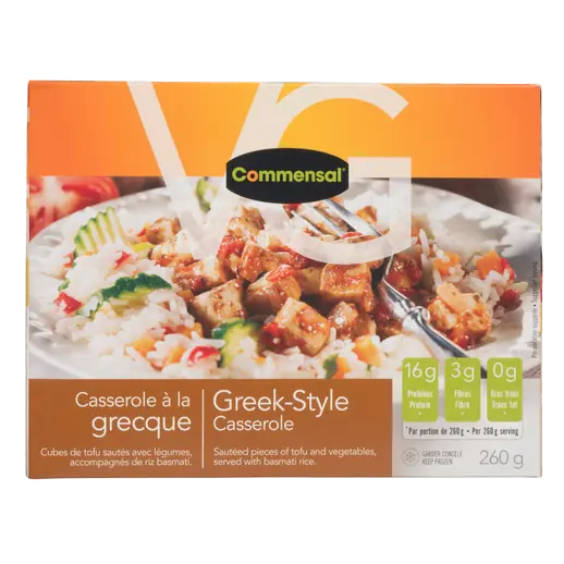 Frozen Dinner Greek Style Casserole 260 g