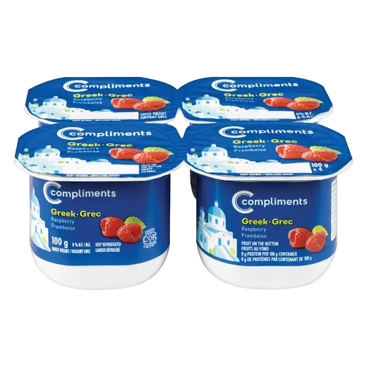 0% Greek Yogurt Raspberry 4 x 100 g