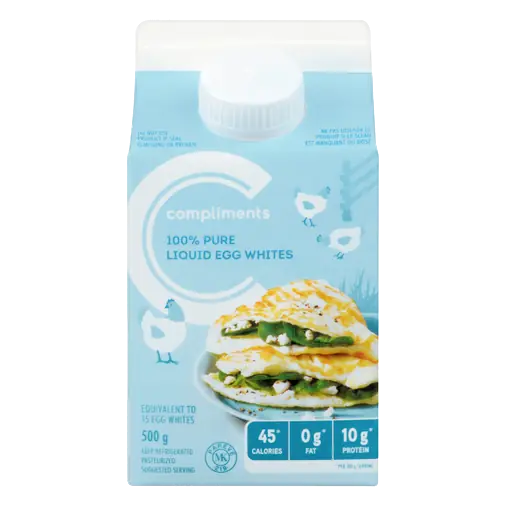 100% Pure Liquid Egg Whites 500 g