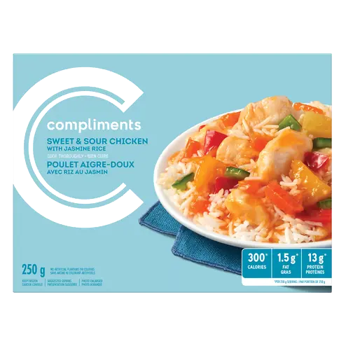 Balance Frozen Entree Sweet & Sour Chicken With Jasmine Rice 250 g