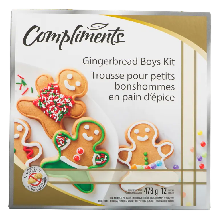 Boys Cookie Decorating Kit Gingerbread 478 g