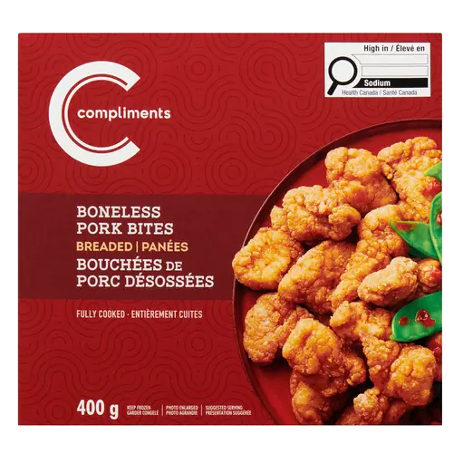 Breaded Boneless Bites Pork 400 g