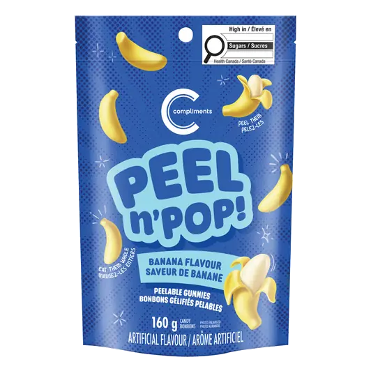 Candy Peelable Gummies Banana 160 g