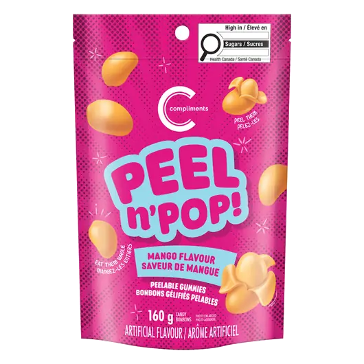 Candy Peelable Gummies Mango 160 g