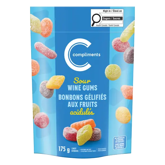 Candy Sour Wine Gums 175 g
