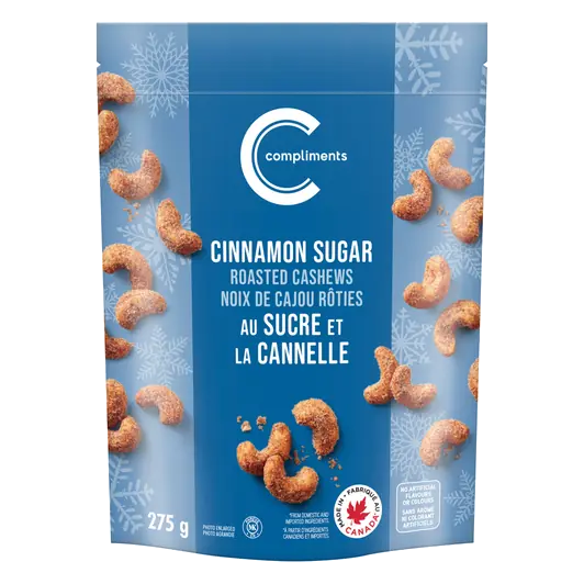 Cashews Roasted Cinnamon Sugar 275 g