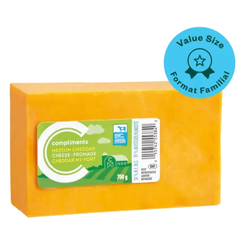 Cheddar Cheese Medium Value Size 700 g