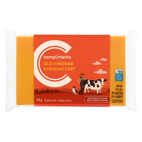 Cheddar Old Coloured Cheese Block 270 g