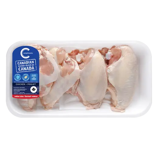 Chicken Breasts Bone-In Skin-On Value Pack