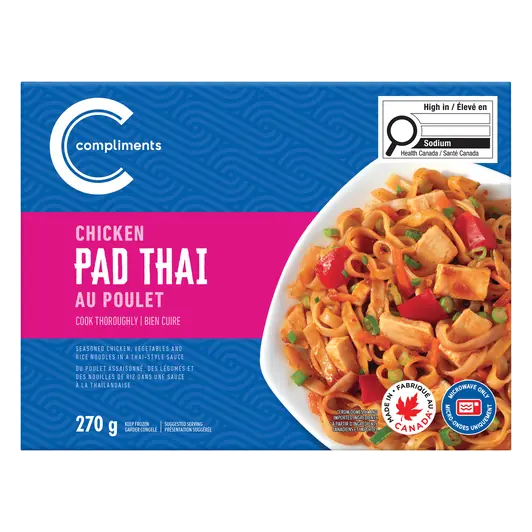 Chicken Pad Thai Frozen Entree 270 g
