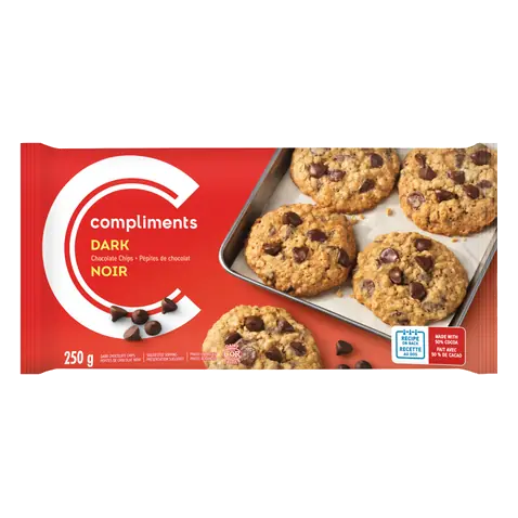Chocolate Chips 50% Dark Cocoa 250 g