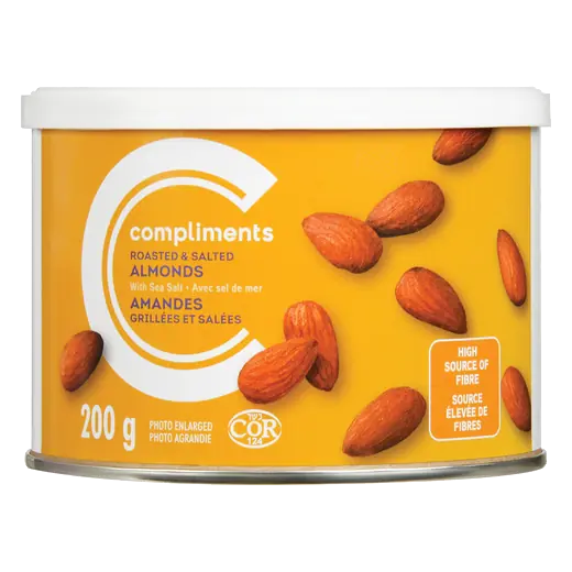 Almonds Roasted And Salted 200 g