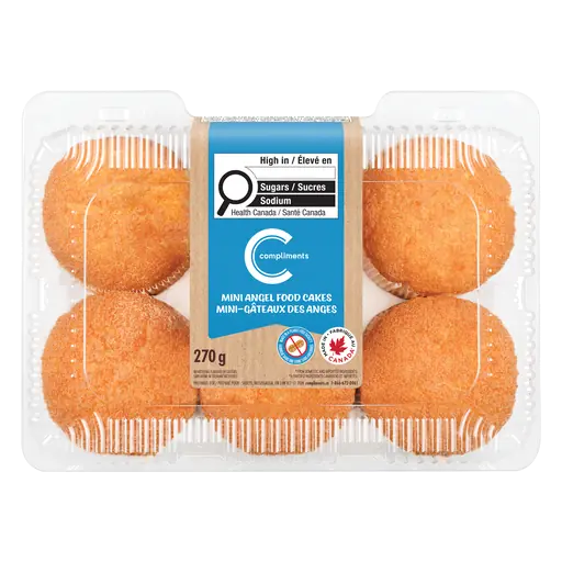 Angel Food Cake Mini 270 g (frozen)