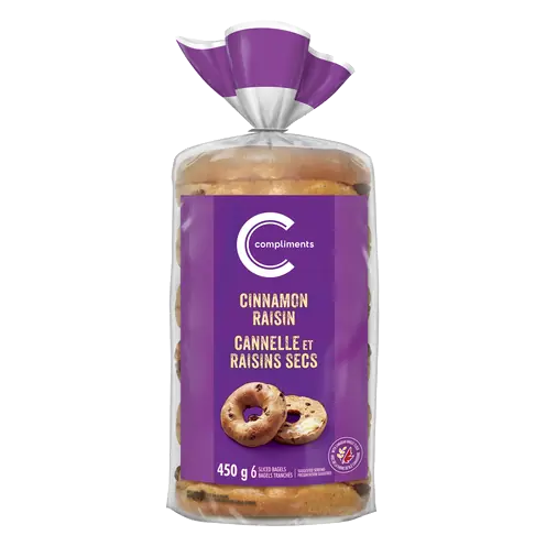 Bagel Cinnamon Raisin 450 g