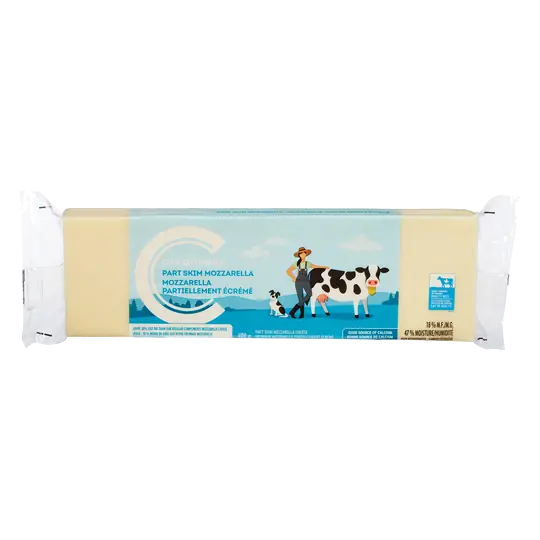 Block Cheese Part Skim Mozzarella 400 g