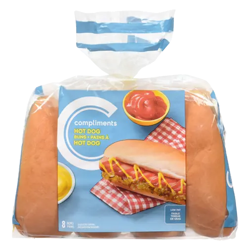 Buns Hot Dog 8 Pack