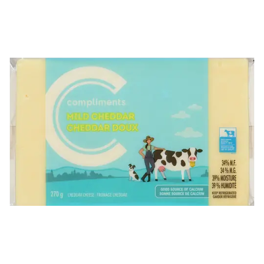 Cheese Mild White Cheddar 270 g