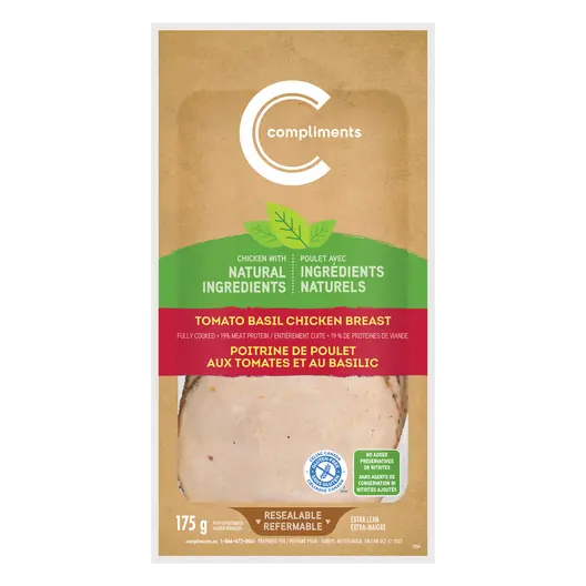 Chicken Breast Tomato Basil 175 g