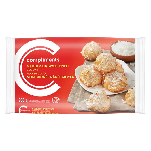 Coconut Medium Desiccated Unsweetened 200 g