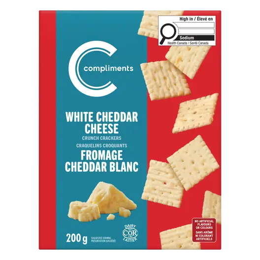 Crackers White Cheddar Cheese 200 g