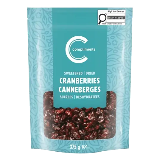 Cranberries Dried Sweetened 375 g