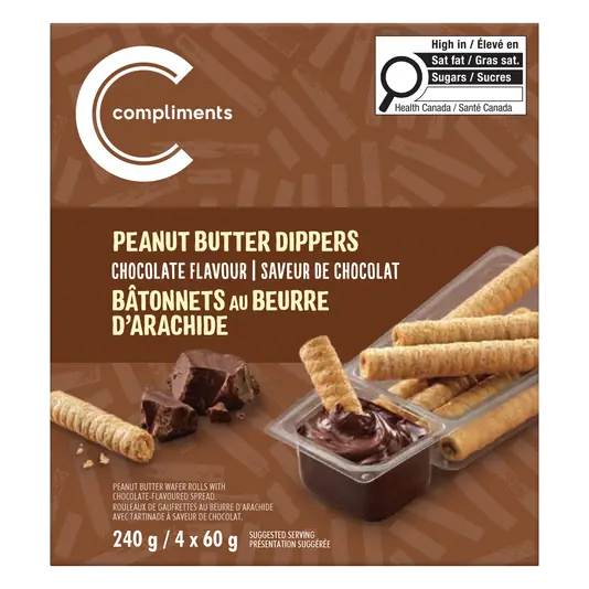 Dipper Sticks Peanut Butter Chocolate 240 g