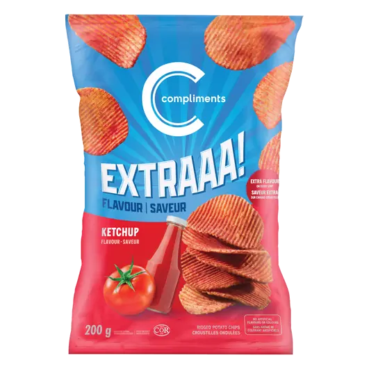 Extraaa! Ridged Potato Chips Ketchup 200 g