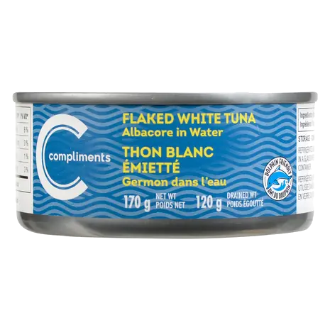 Flaked White Tuna Albacore In Water 170 g