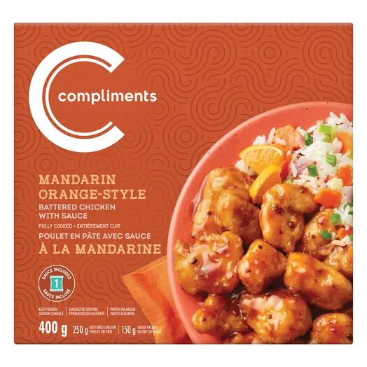 Frozen Battered Chicken Mandarin Orange Style 400 g
