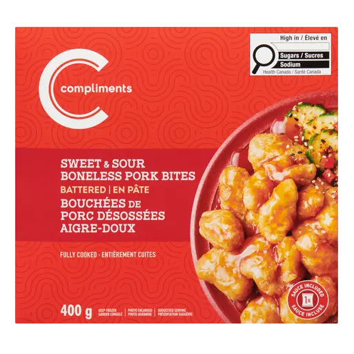Frozen Battered Pork Boneless Sweet & Sour 400 g