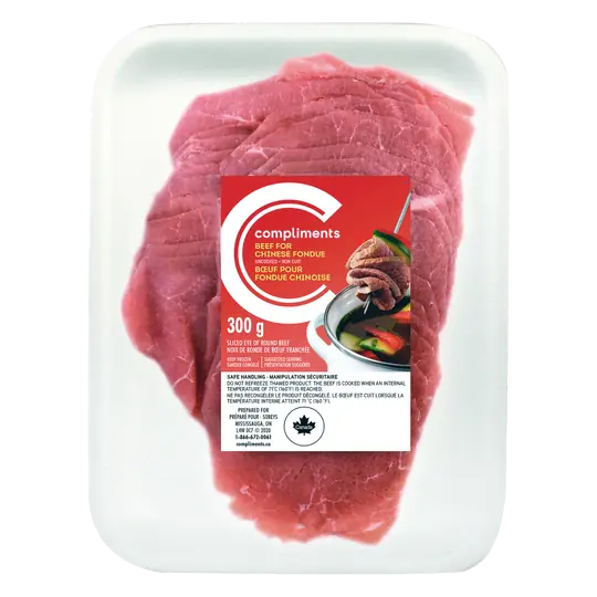 Frozen Beef For Chinese Fondue 300 g