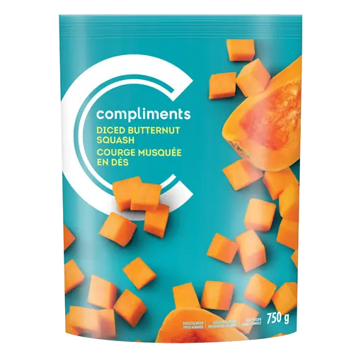 Frozen Butternut Squash Diced 750 g