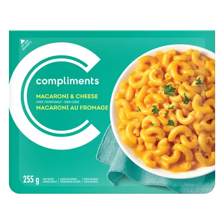 Frozen Entree Macaroni And Cheese 255 g