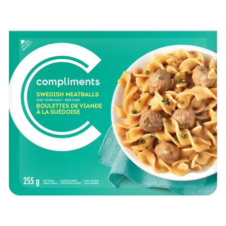 Frozen Entrée Swedish Meatballs 255 g