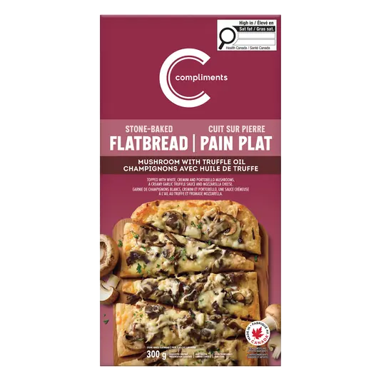 Frozen Flatbread Mushroom And Truffle 300 g
