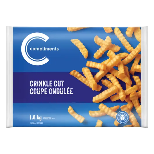Frozen Fried Potatoes Crinkle Cut 1.8 kg