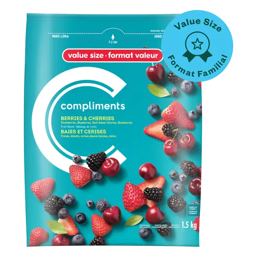 Frozen Fruit Berries & Cherries 1.5 kg