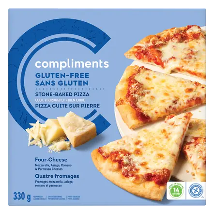 Frozen Gluten-Free Stone Baked Pizza Four Cheese 330 g