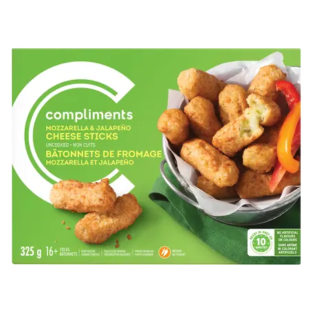 Frozen Jalapeño Cheese Sticks 325 g