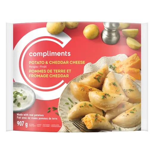 Frozen Perogies Potato & Cheddar 907 g