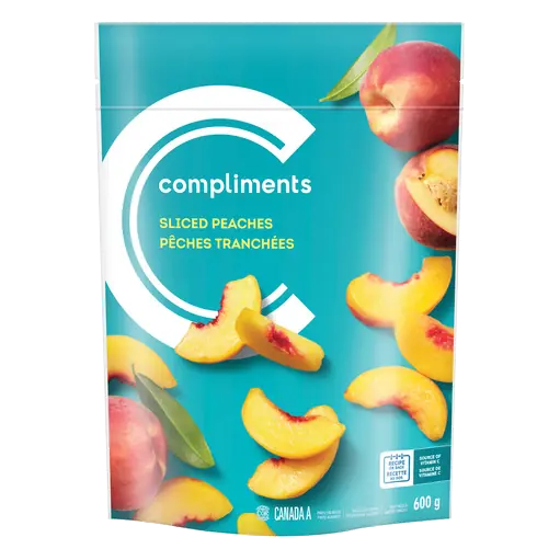 Frozen Sliced Peaches 600 g