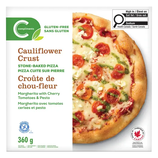 Frozen Stone-Baked Pizza Cauliflower Crust Margherita 360 g